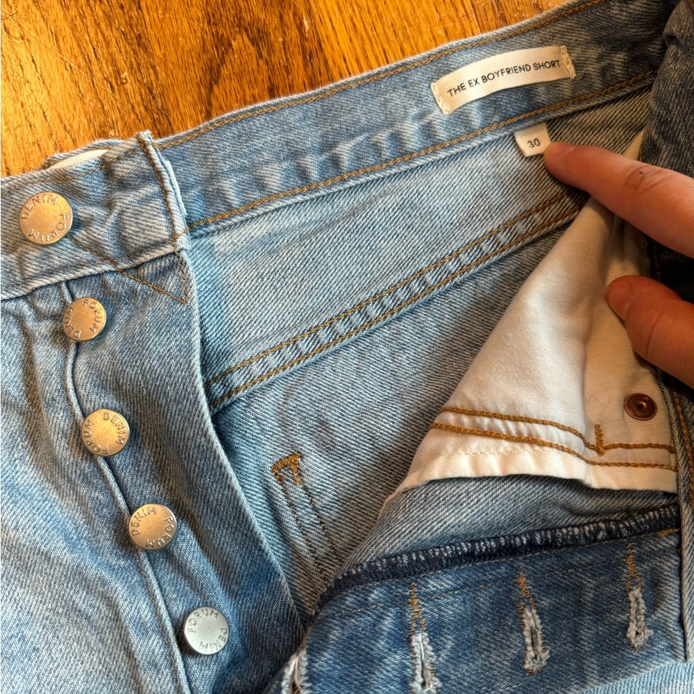Aritzia Denim Forum The Ex Boyfriend Jean Shorts